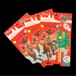 Disney Pixar Toy Story Christmas Stickers 3 Books New